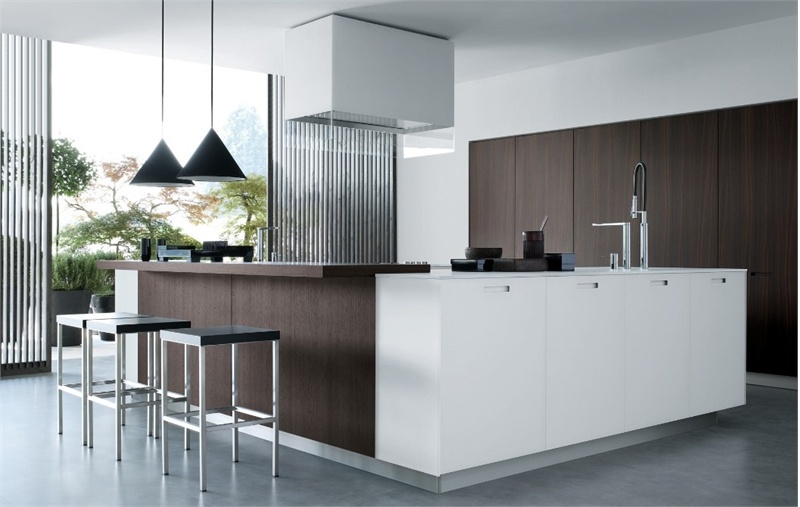 Set for the kitchen with doors without handles Kyton, Varenna