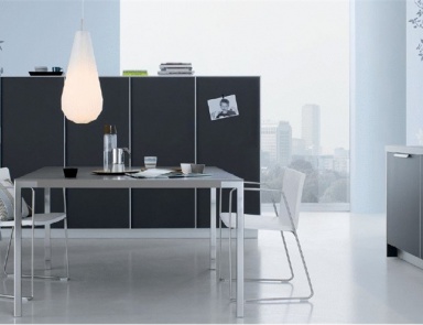 Kitchen (kitchen set) with veneered fronts Young, Varenna