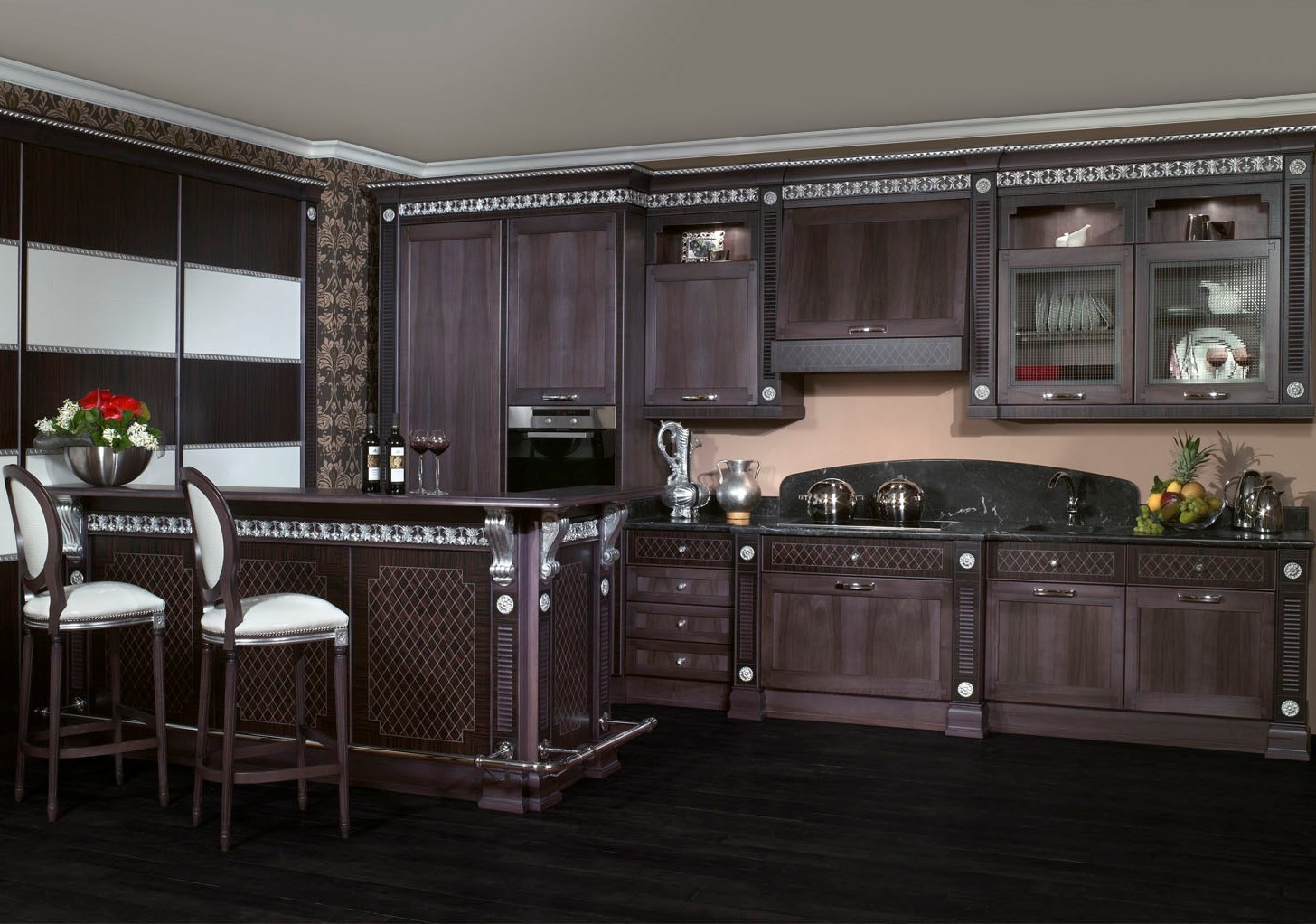  Kitchen  kitchen  set  Arca SILVER Luxury furniture  MR