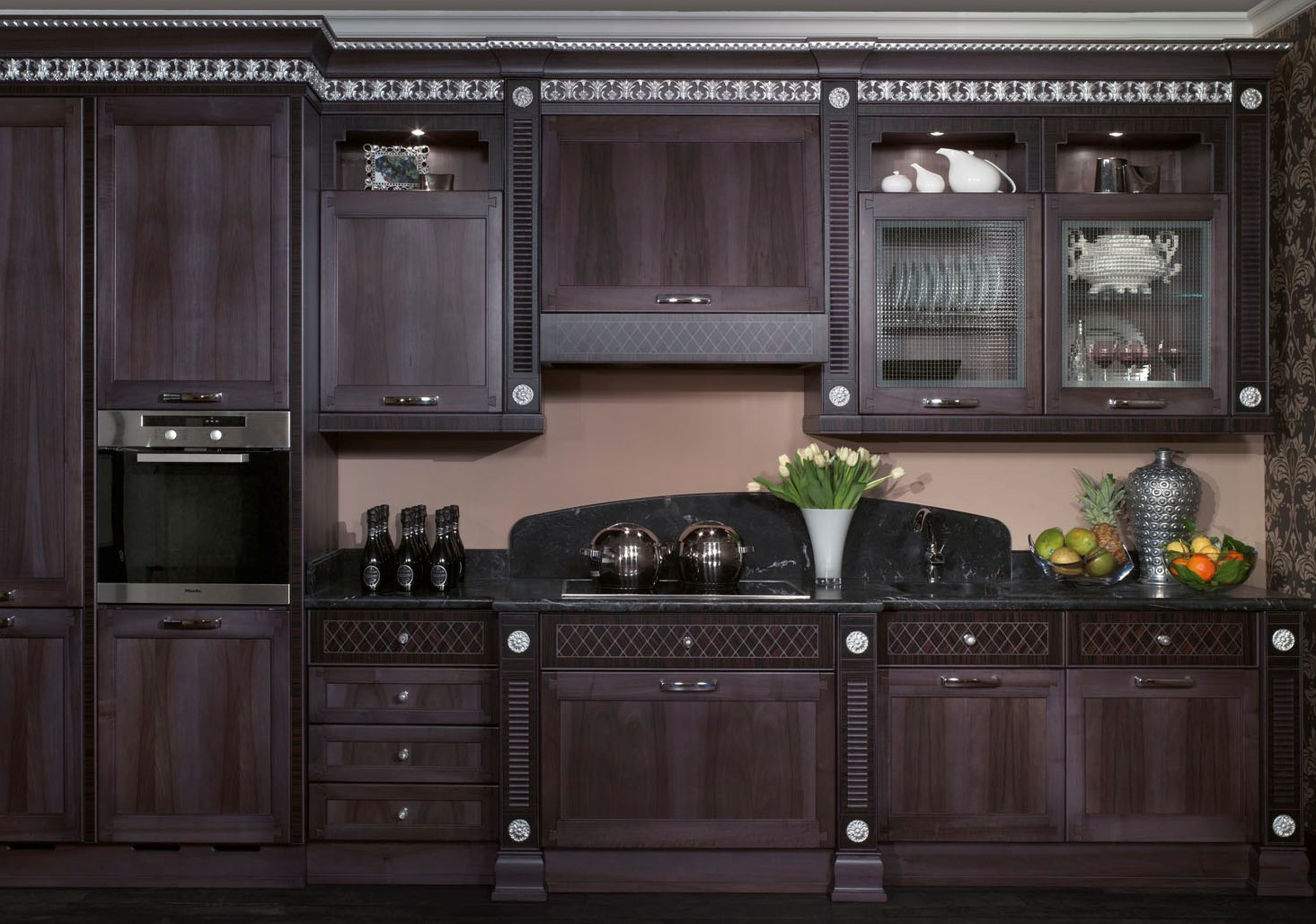 Kitchen (kitchen set) Arca, SILVER Luxury furniture MR