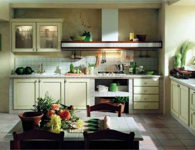 Kitchen (kitchen set) Tomassi, Contea laccata