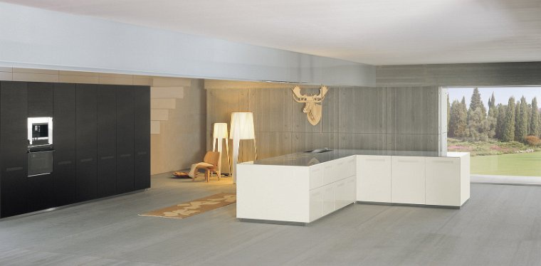 Set for the kitchen on a frame of steel Sintesi, Comprex