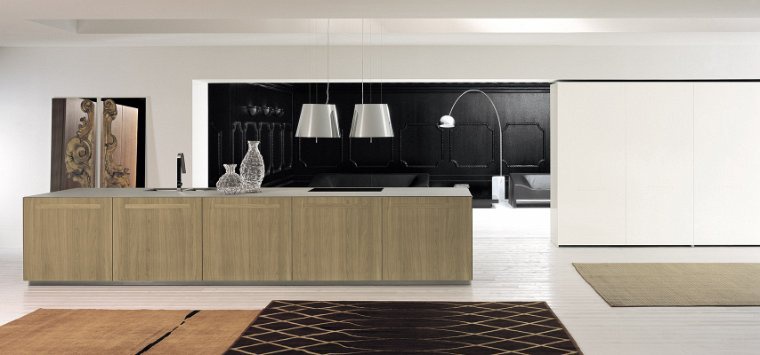 Set for the kitchen on a frame of solid wood Sintesi, Comprex