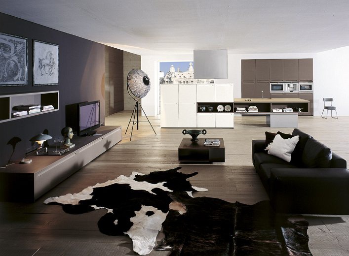 Set for the kitchen made of MDF Essenza, Comprex