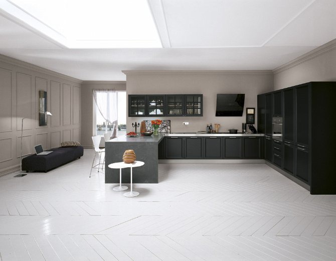 Set for the kitchen with marble worktop, Vintage, Comprex