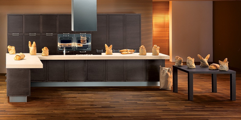 Set for the kitchen with the island of Santa Fe, Comprex