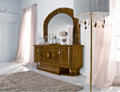 Dresser with mirror, Valderamobili
