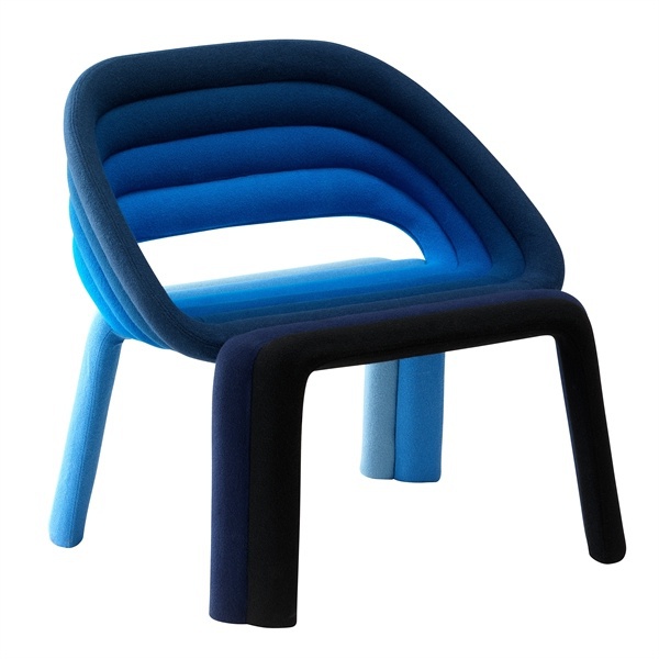 Armchair with pouf, Nuance Lounge - Casamania