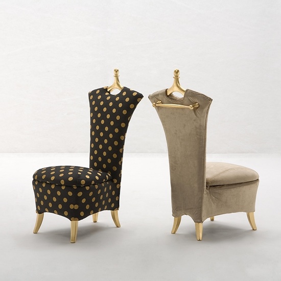 The high-backed chair ANCELLA, Giovannetti