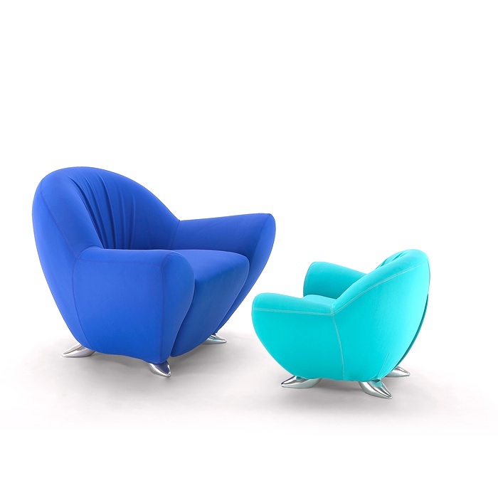 Chair with armrests, MOMMA - Giovannetti