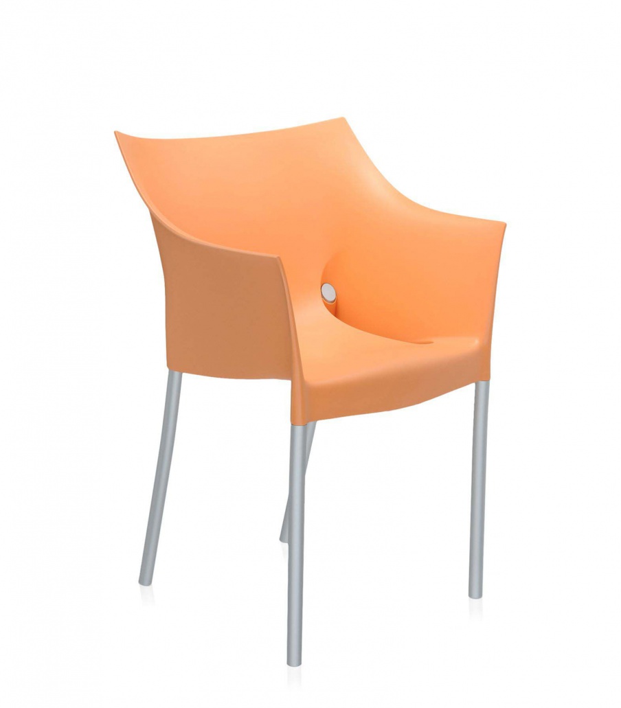 Chair with armrests Dr. NO, Kartell