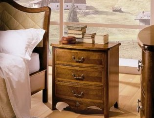 Tosca bedside table, Moletta Mobili
