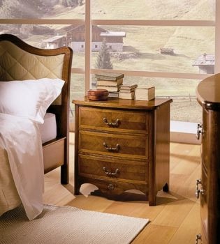 Tosca bedside table, Moletta Mobili