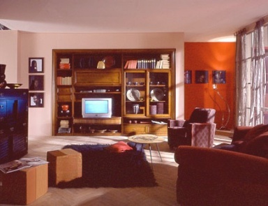 The wall of the living room Agora, Luciano Zonta