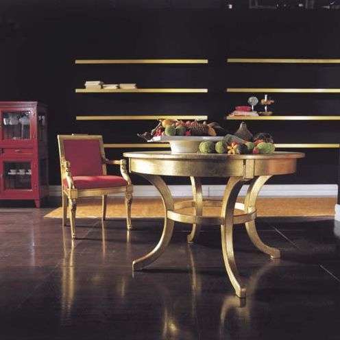 Dining round table Arianna, Luciano Zonta