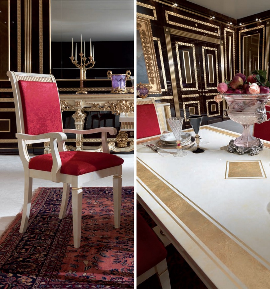 Chair solid wood upholstered Magna Plus, Turri