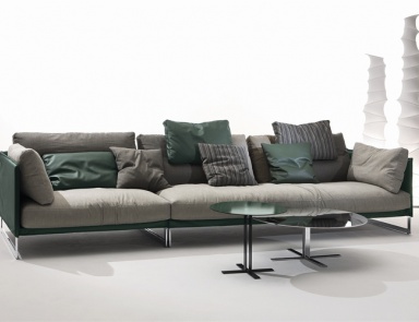 Sofa in a modern style, LIVINGSTON, Saba Italia
