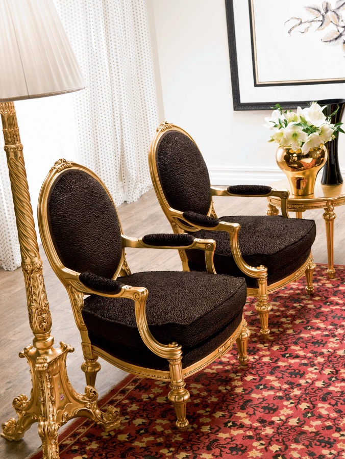 Chair with armrests Edoras, Silik