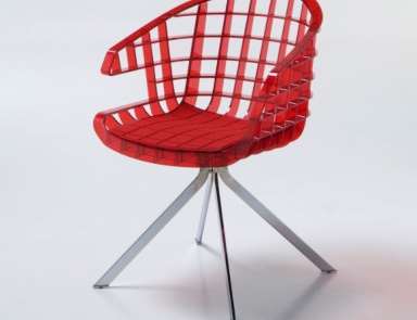 Chair with armrests, Webs - Sintesi