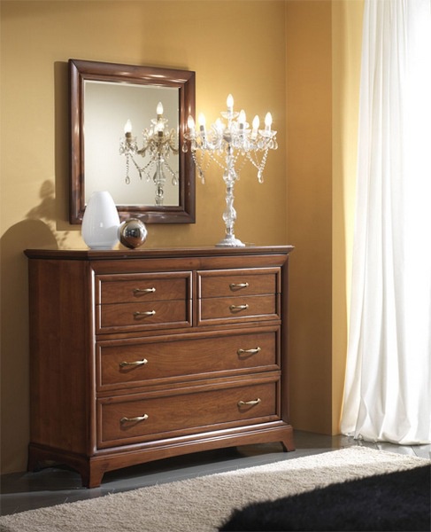 A low chest on legs, at the stilema stand