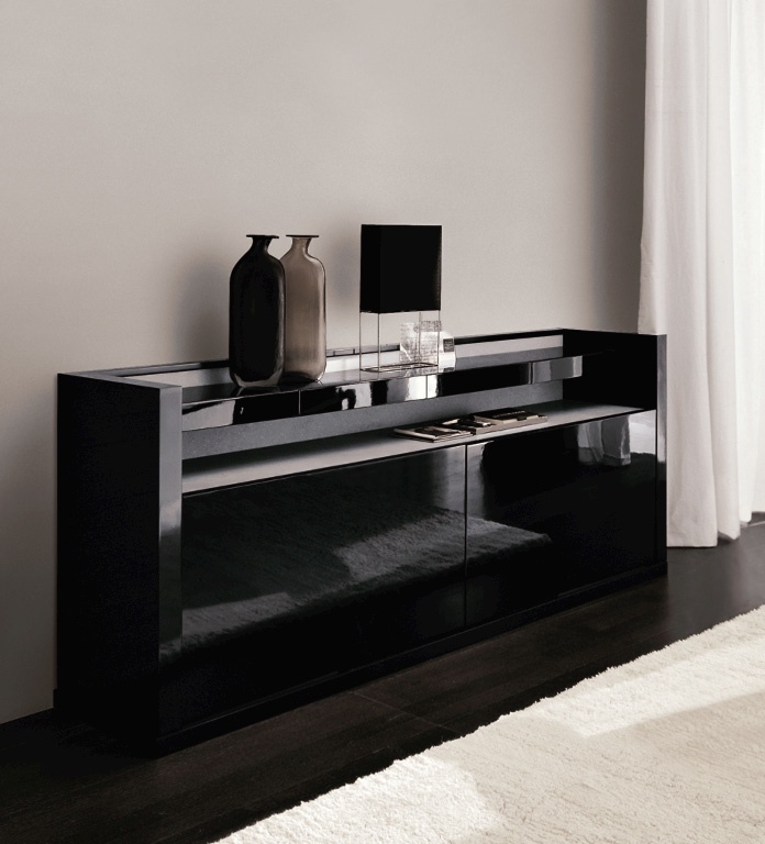 Cupboard in oak or in lacquered MDF Portland, Alivar