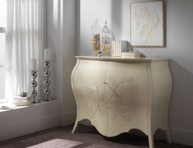 Cabinet on high legs, at the stilema stand