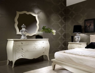 A dresser with hand-carved Giorgio Piotto