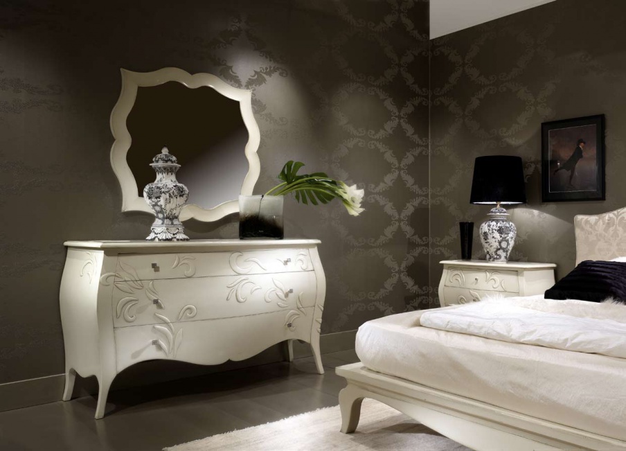 A dresser with hand-carved Giorgio Piotto