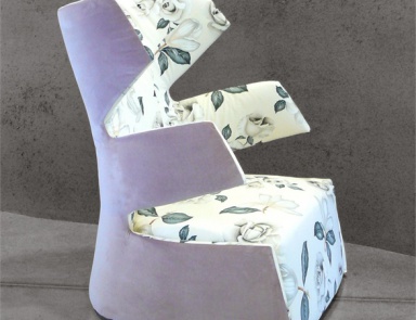 The high-backed chair, Flora - Saba Italia