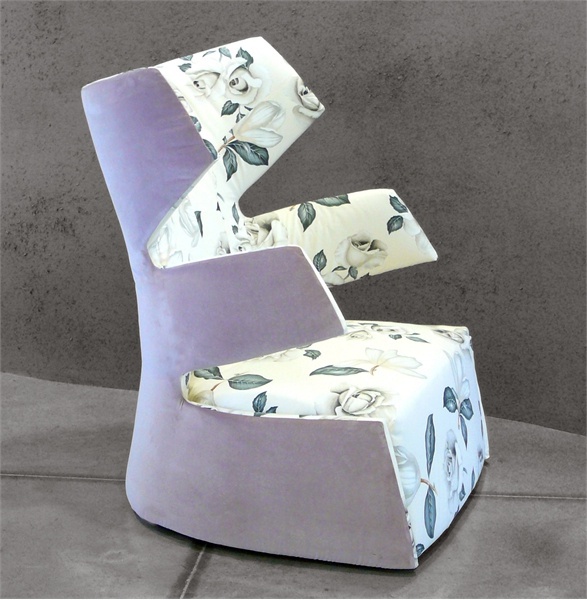 The high-backed chair, Flora - Saba Italia