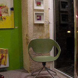 The chair Vad & Vad with seat cover