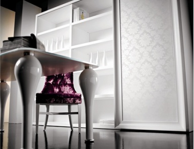 Bookcase, Line - Rattan wood