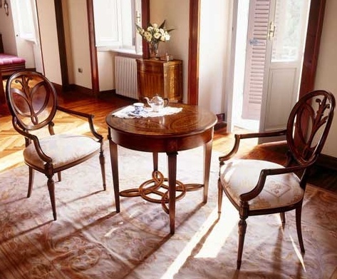 Round table, Anthea Tavolo e setti - Minotti Luigi & Benigno