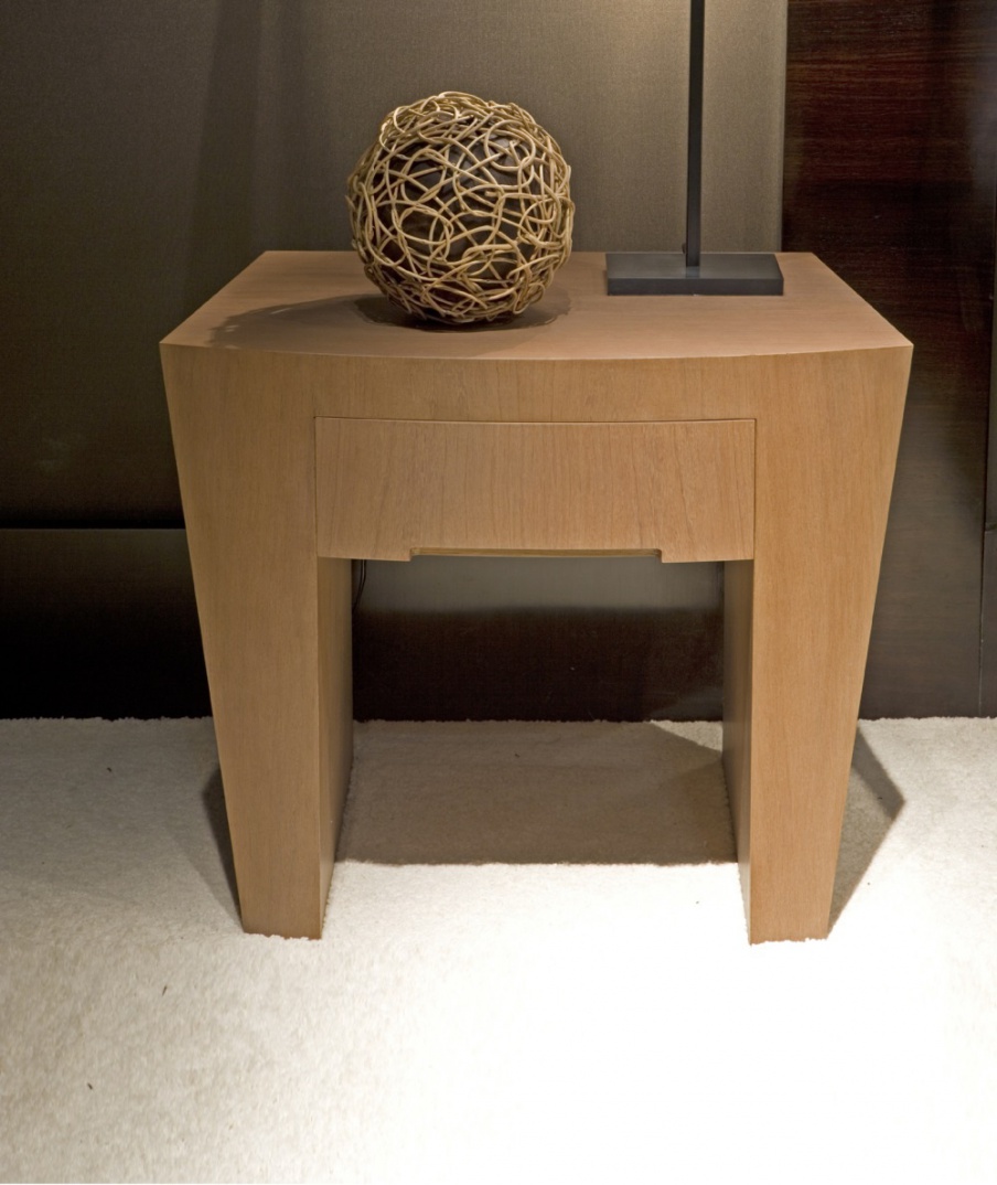 Bedside table walnut H1398, Annibale Colombo