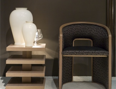 Bedside table walnut O1406/T, Annibale Colombo