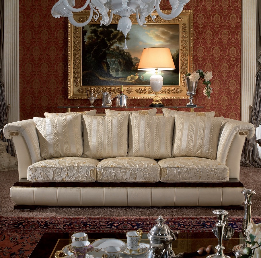 Living room (sofa set) made of solid wood Lexus, Turri - Luxury