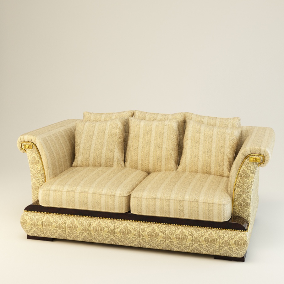 Local sofa double solid wood Lexus, Turri