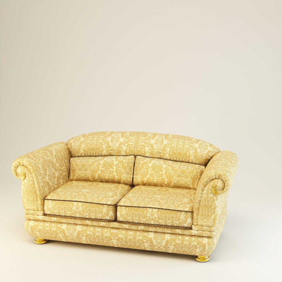 Sofa double solid wood Doniss, Turri