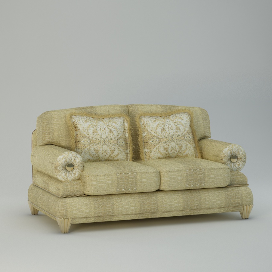 Sofa double solid wood Royale, Turri
