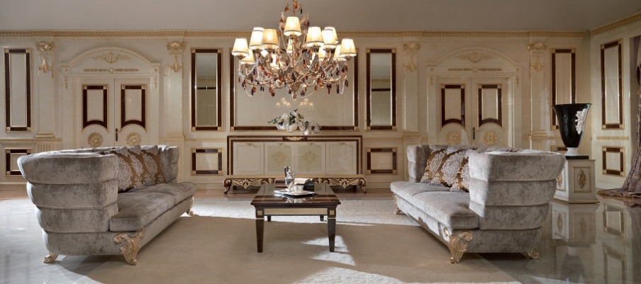 Sofa set solid wood Moos, Turri