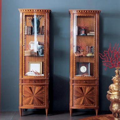 Showcase with one door