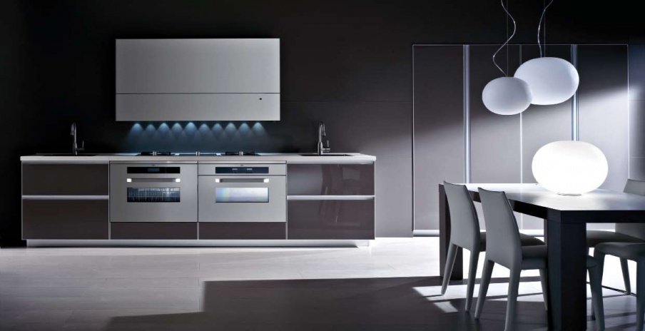 Set for the kitchen with a built-in lighting, Effeti