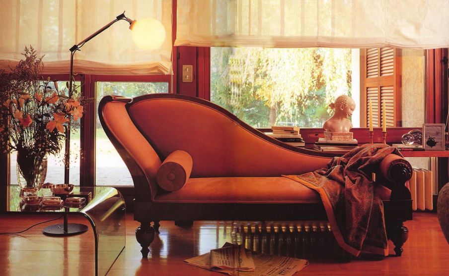 Daybed cherry wood A633 Annibale Colombo