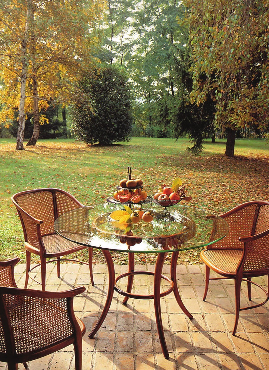 Chair wicker A1021, Annibale Colombo