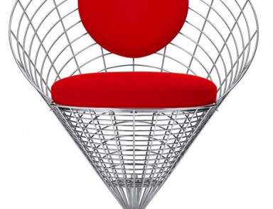 Chair Wire Cone Chair, Vitra