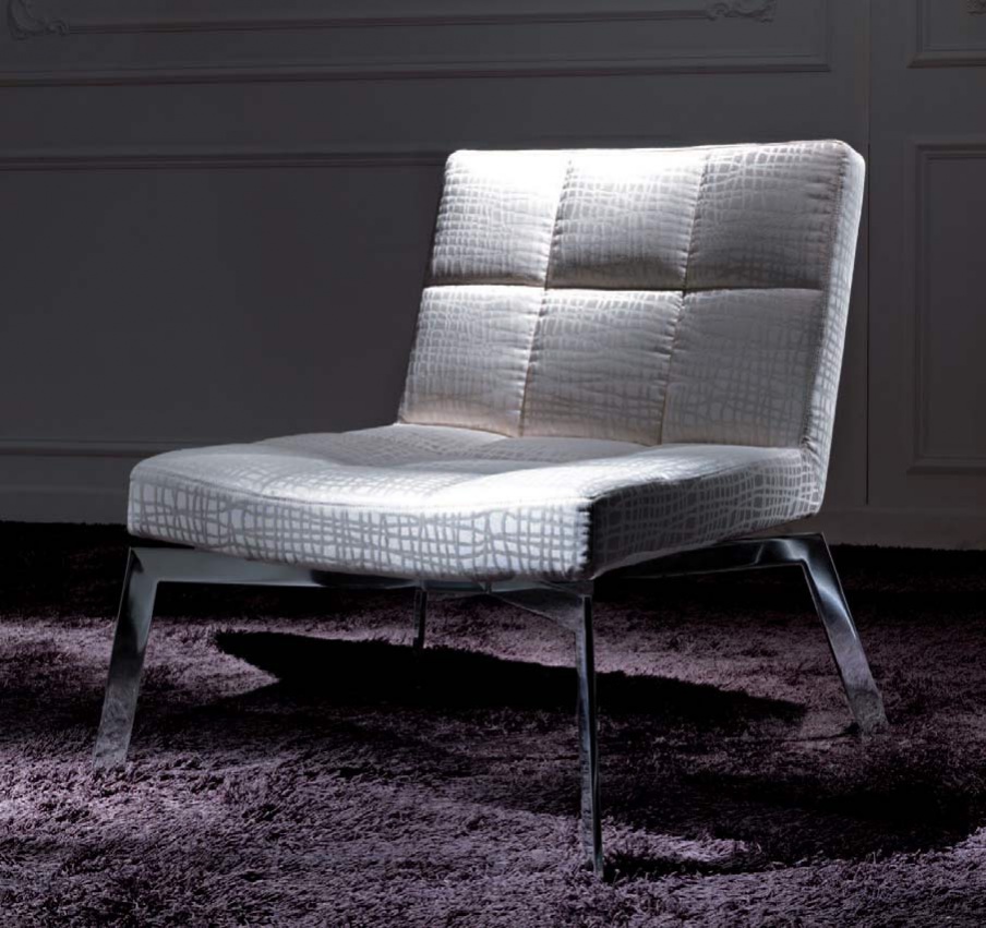 Chair on a metal frame Henry - Asnaghi (Made in Italy)