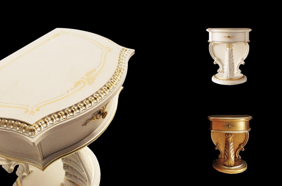 Bedside table from wood Grilli