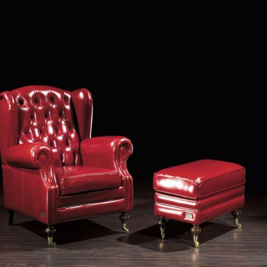 Chair with Ottoman foot Lowell