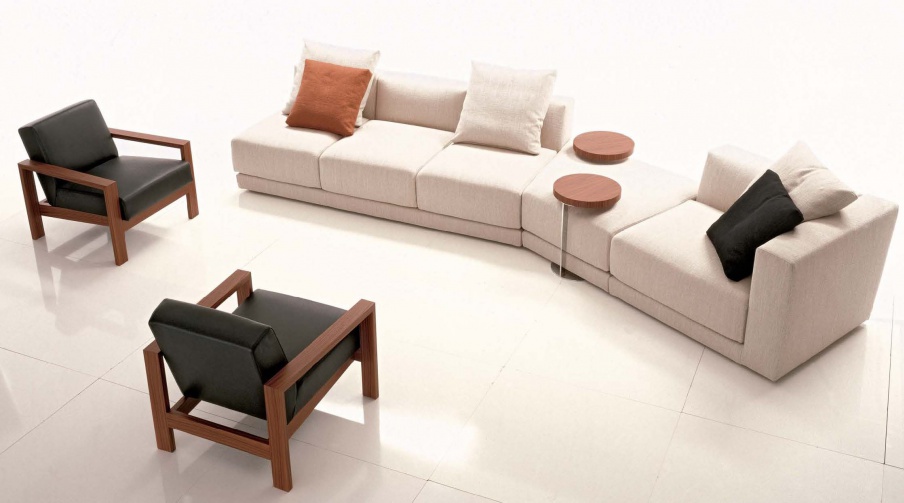 Modular sofa, Avon - Asnaghi (Made in Italy)