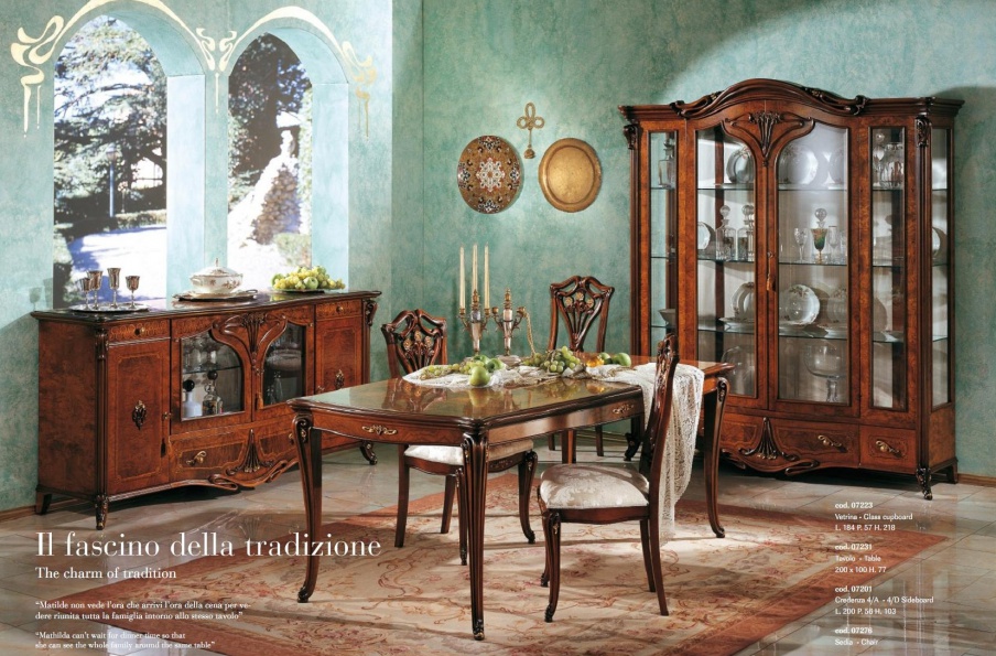 Set for the dining room, Grilli